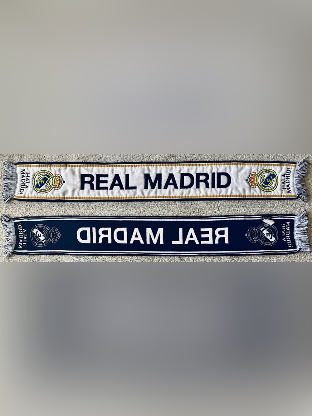 Real Madrid Hala Madrid One Sided Soccer Scarf